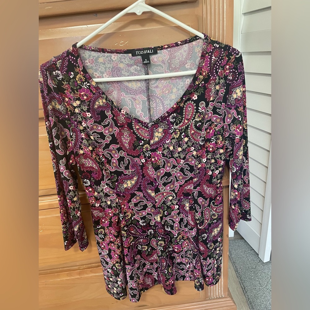 Roz & Ali blouse- size Small